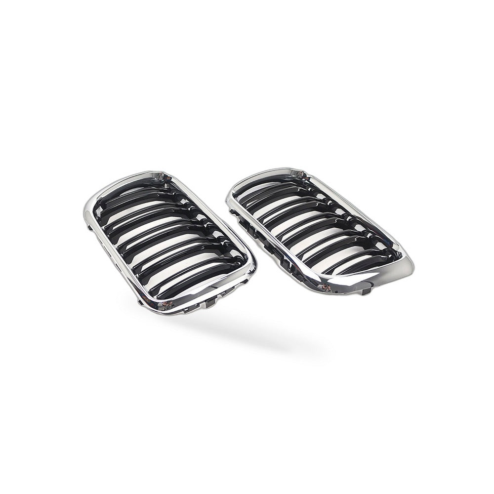Front Grille Double Line Semi-Chrome Suitable for BMW 3 Series E36 1997-1999 - BD3