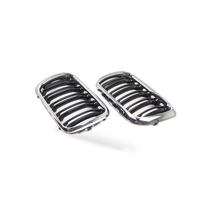 Front Grille Double Line Semi-Chrome Suitable for BMW 3 Series E36 1997-1999 - BD3