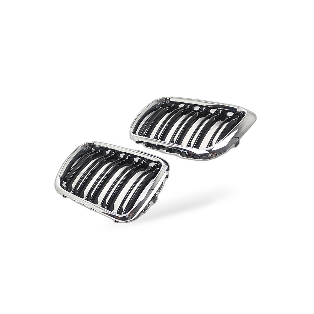 Front Grille Double Line Semi-Chrome Suitable for BMW 3 Series E36 1997-1999 - BD4