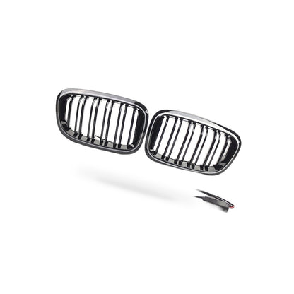 Modified Dual Line LED Halo Ring Grille Suitable for BMW 1 Series F20 2011-2014 - BD1