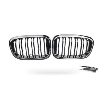Modified Dual Line LED Halo Ring Grille Suitable for BMW 1 Series F20 2011-2014 - ZT2
