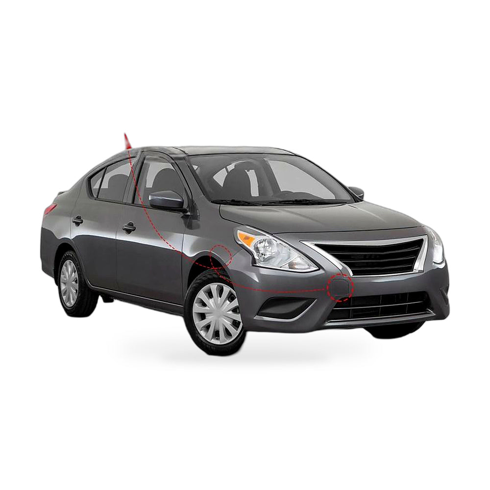 Tow Hook Cover Suitable for Nissan Versa 15-18 Versa Note 14-19 622A0-9KM0H - ZT2