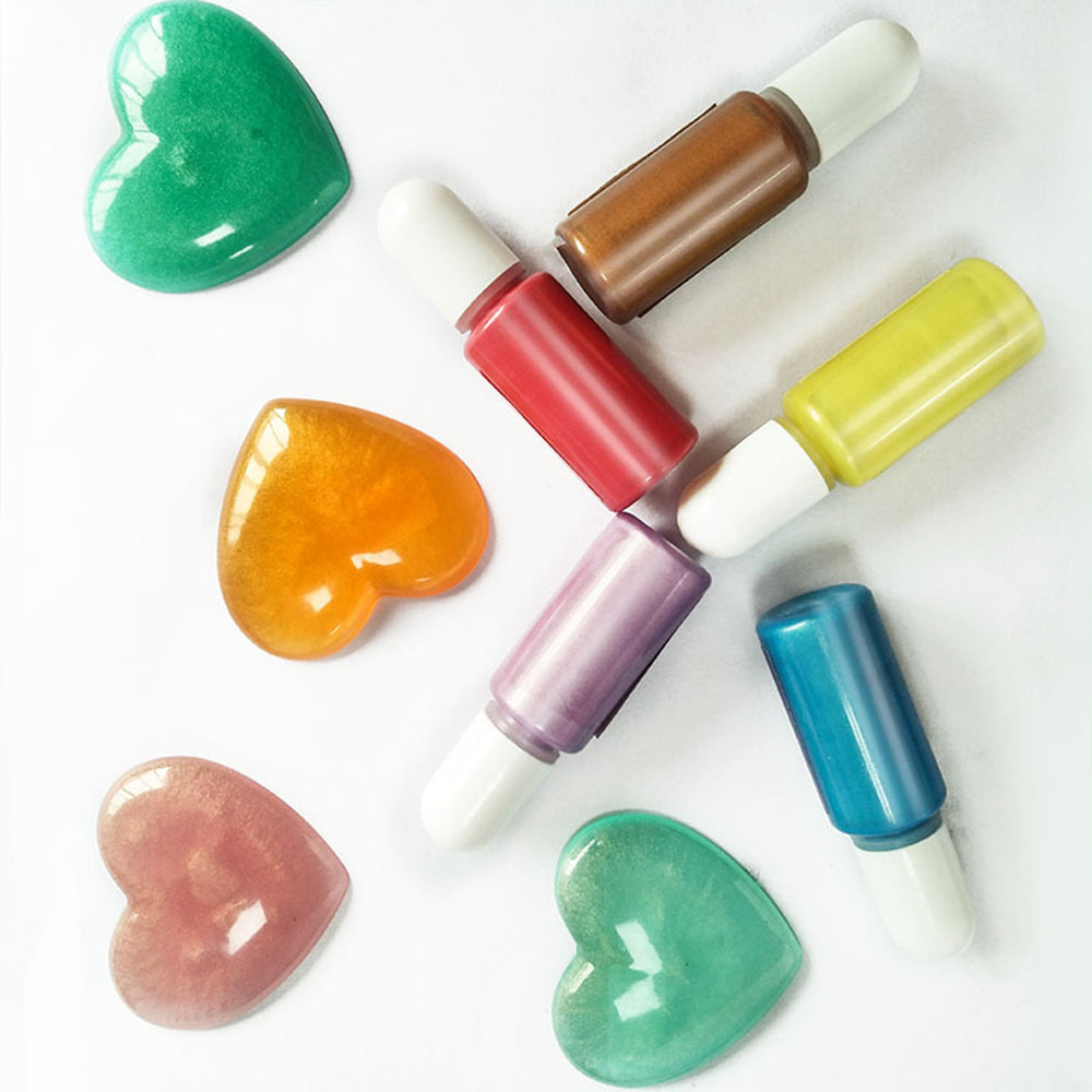 Pigment Glitter Ink Pearl Powder Pellet Epoxy Resin Colour Coating Craft Art DIY.