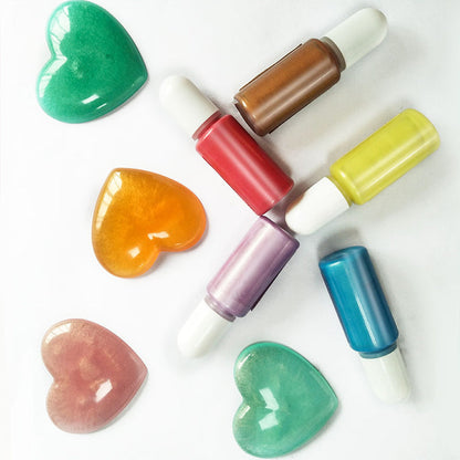 Pigment Glitter Ink Pearl Powder Pellet Epoxy Resin Colour Coating Craft Art DIY.