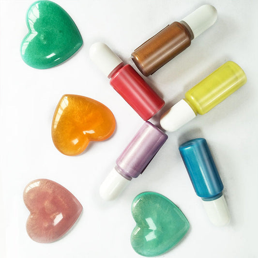 Pigment Glitter Ink Pearl Powder Pellet Epoxy Resin Colour Coating Craft Art DIY.