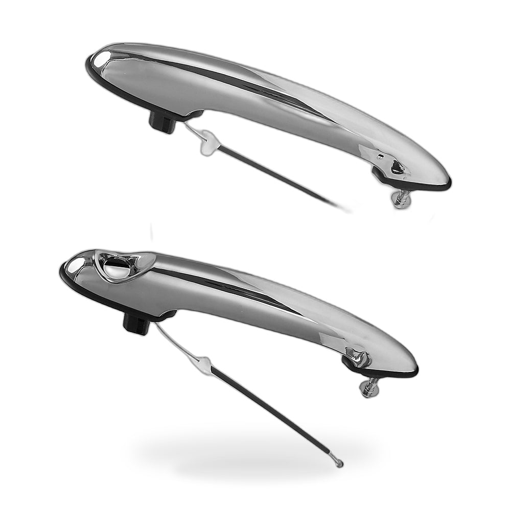 Chrome Exterior Door Handle Suitable for Mini Cooper R50 R53 R56 2002-2015 Left - ZT3
