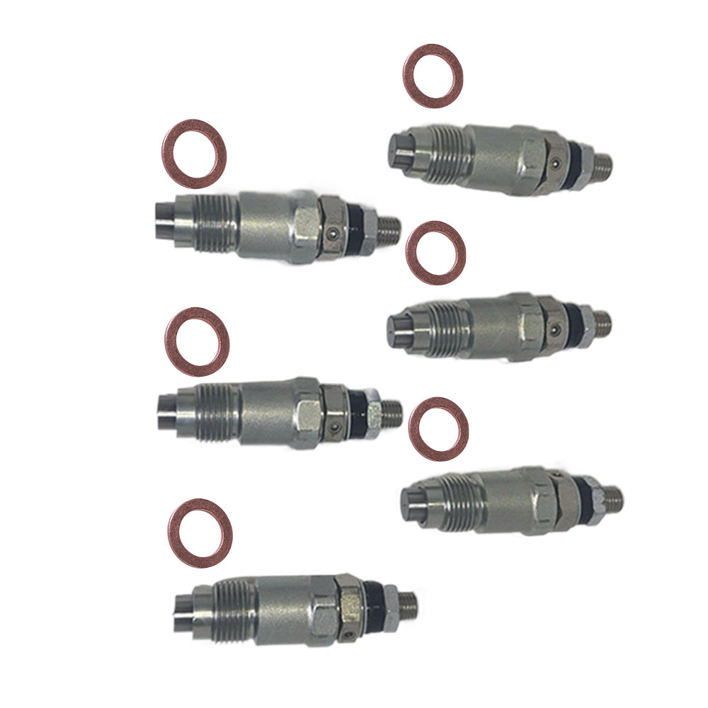 6x Diesel Fuel Injectors Suitable For Nissan Patrol GQ Y60 RD28 / RD28ETI Aftermarket Parts