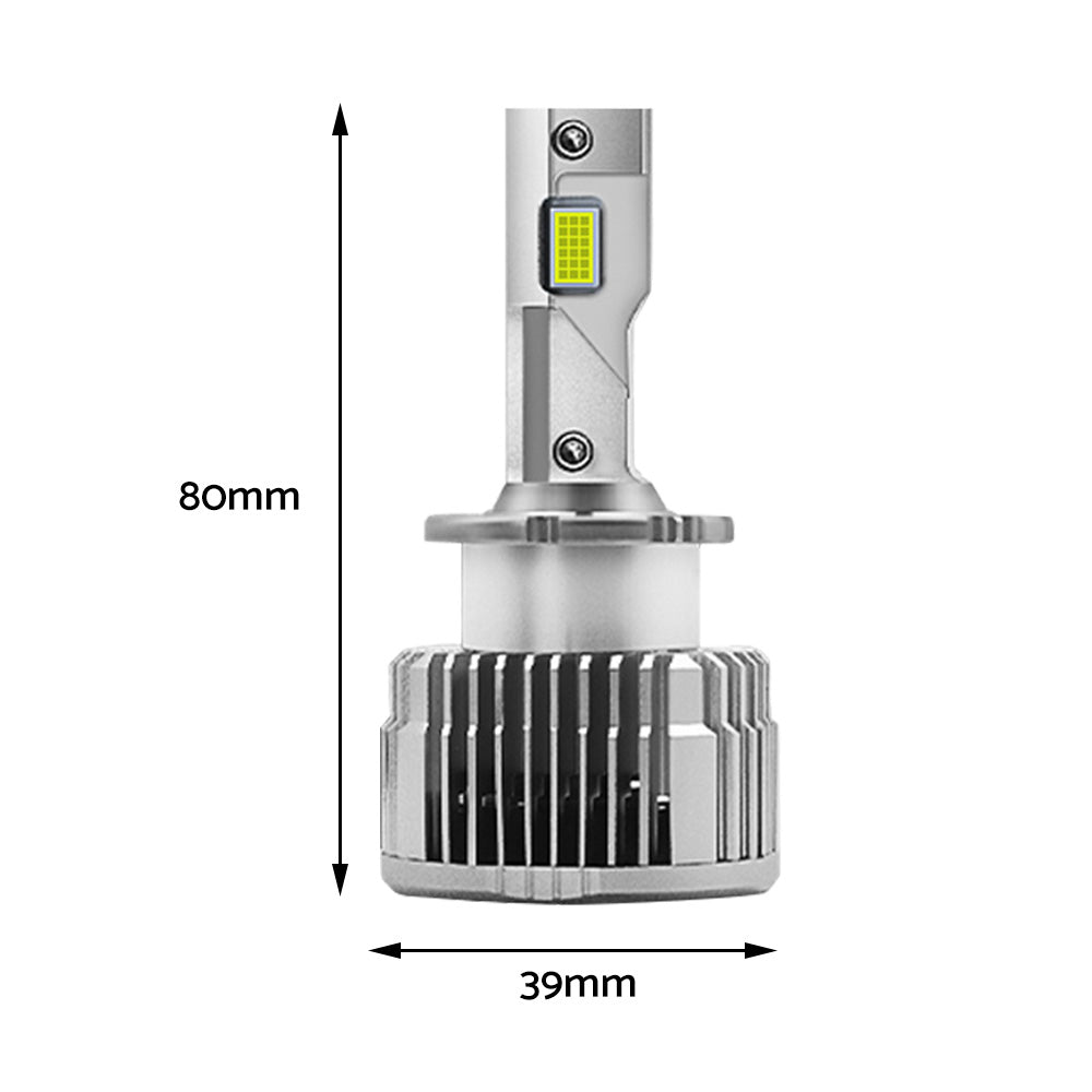 2PCS D4S LED Headlight Bulb Replace HID Xenon White 90W 6000K Conversion Kit.