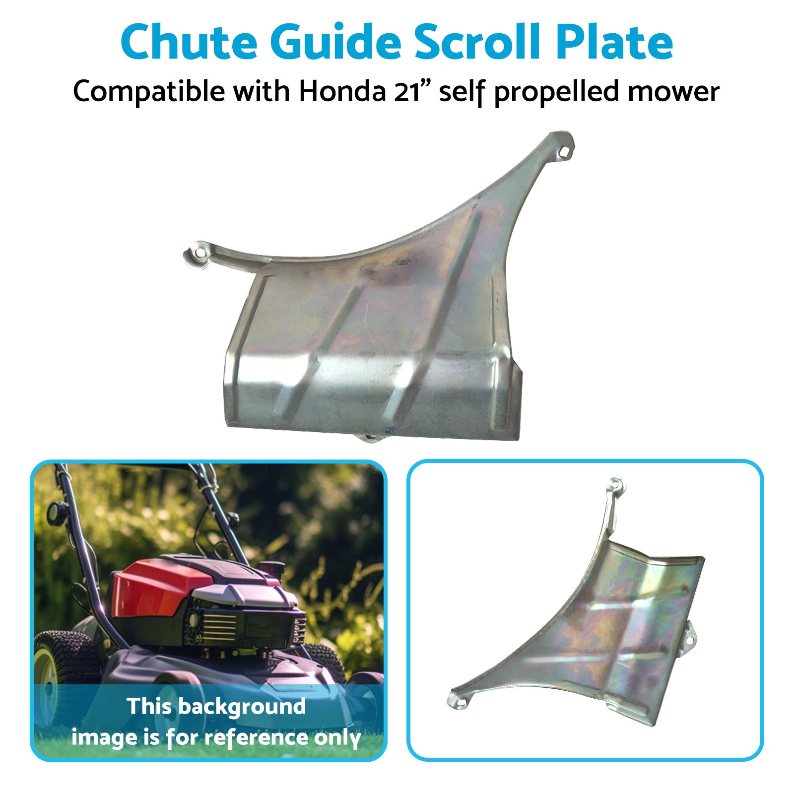 Chute Guide Scroll Plate Suitable for Honda  and  DMC 21 inch  Self Propelled Lawn Mower.