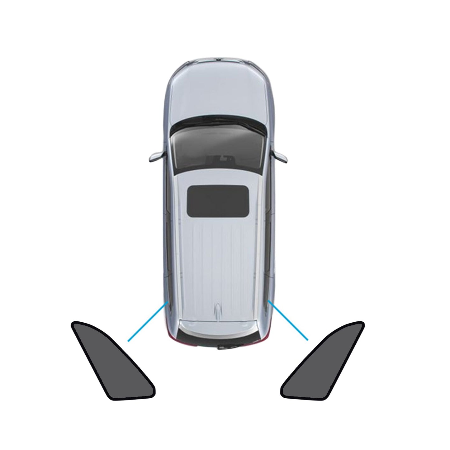 Magnetic Mesh Sun Blind Shades Suitable for Audi Q3 2019-2025