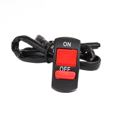 2x Universal Motorcycle ATV Handlebar Light Switch ON/OFF Button Suitable for Al