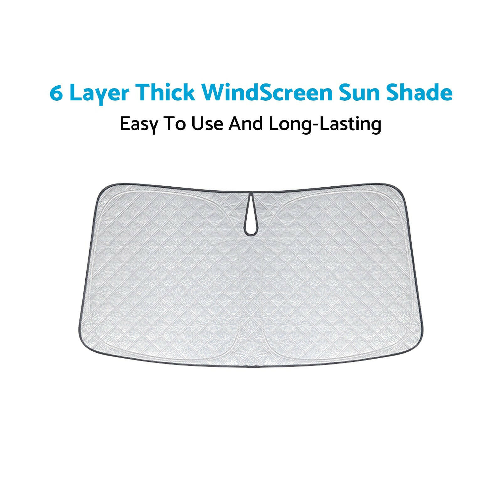 WindScreen Sun Shade Suitable For Ford Everest UA UB 2020-2024 6 Layer Thick.