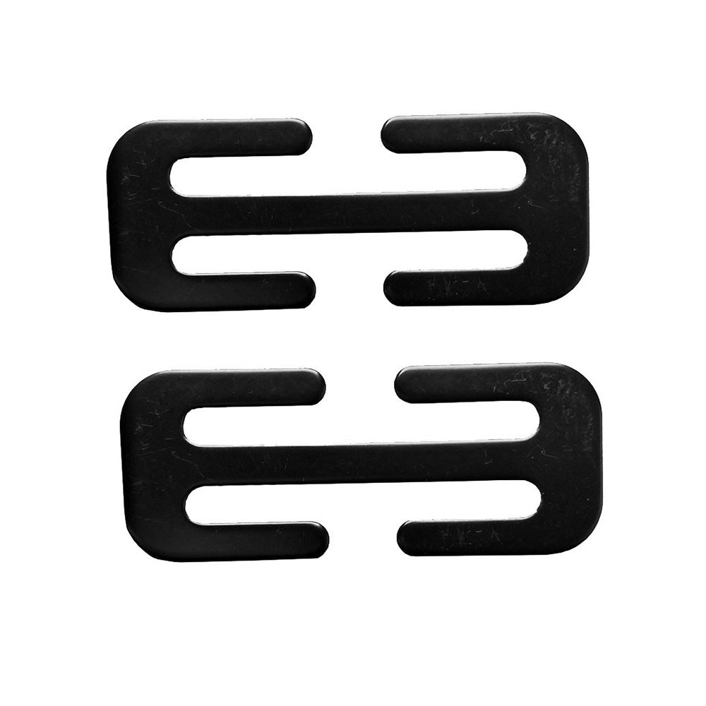 2x Locking Clip Metal Automotive Type Car Safety Seat Belt Steel Adjuster.