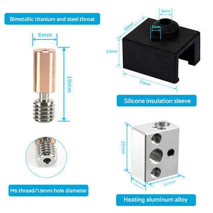 Creality Hotend Kit Suitable For Sprite Extruder Ender 3 S1 2021-2023 / CR-10 Smart Pro 2021-2023