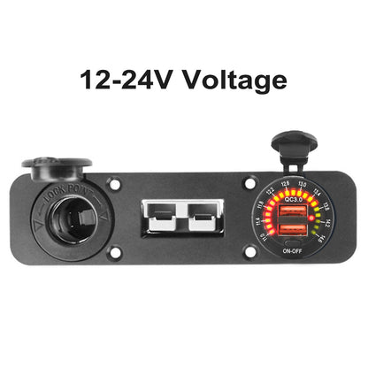 50 Amp Anderson Plug USB 3. 0 Cigarette Socket Flush Mount Recessed Plate REDARC.