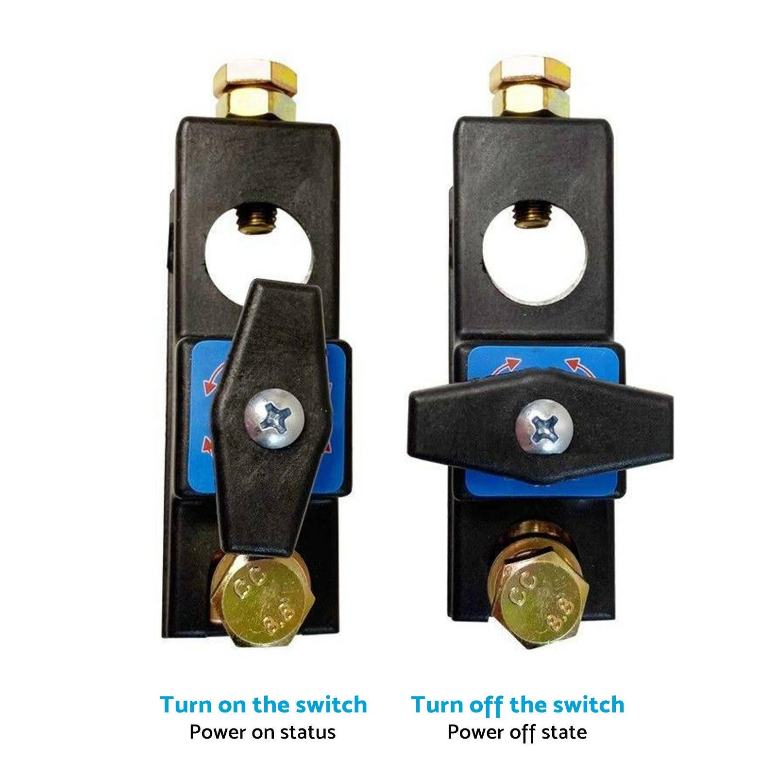 Disconnect Battery Isolator Cut Off Kill Switch Anti-Leakage Suitable For Car Boat RV 12-24V.