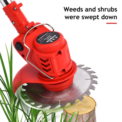 Cordless Grass Trimmer Electric Whipper Snipper Strimmer 7-Blade Suitable For Lawn Care.