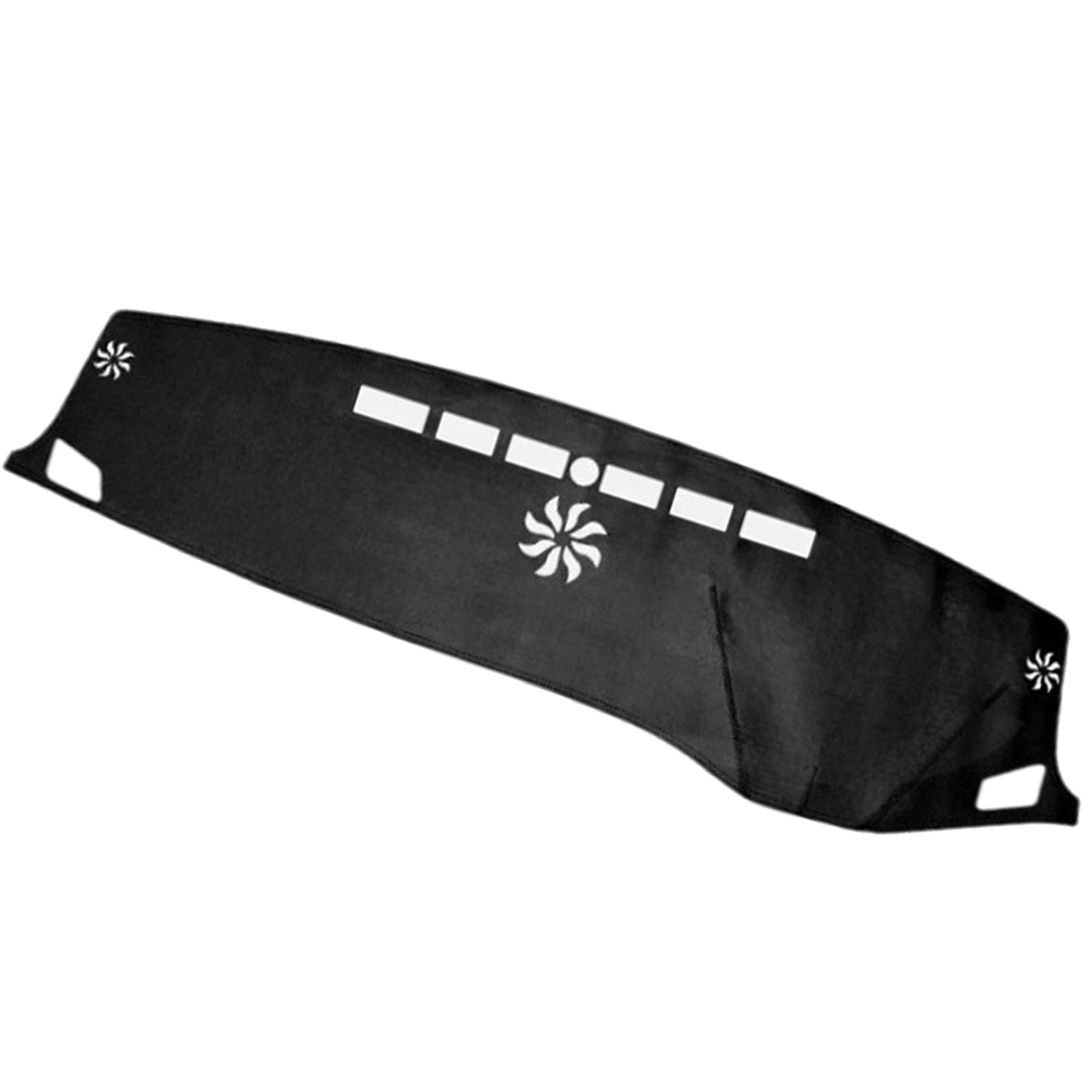 Dash Mat Non-Slip Microfiber Leather Black Suitable For LDV D90 2.0L 2017-2024.