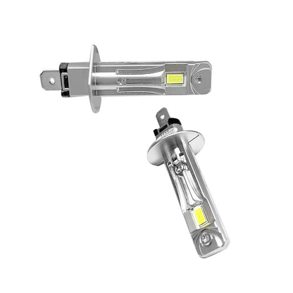 H1 LED Headlight Kit 6000K White 220W 30000LM High Low Beam Globes Suitable For Universal 12V Vehicles