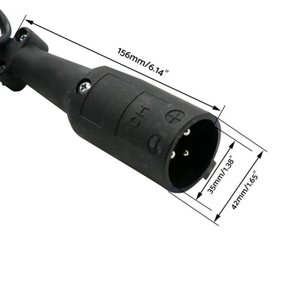 48V 6A Snap-Head 3-Pin Plug Battery Charger Suitable For EZ-GO TXT & Club Golf Cart