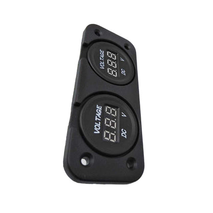 Digital LED Volt Meter Dual Battery Monitor Suitable For Boat Marine DC 12V-24V