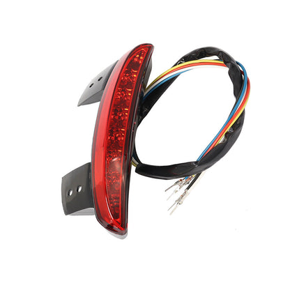 Suitable For Motorcycle Bobber Chopper LED Rear Turn Signal Brake Tail Light.