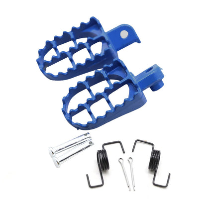Blue FOOT PEG FOOTREST ASSEMBLY FOOTPEG Suitable For YAMAHA PW50 PY50 PEEWEE.
