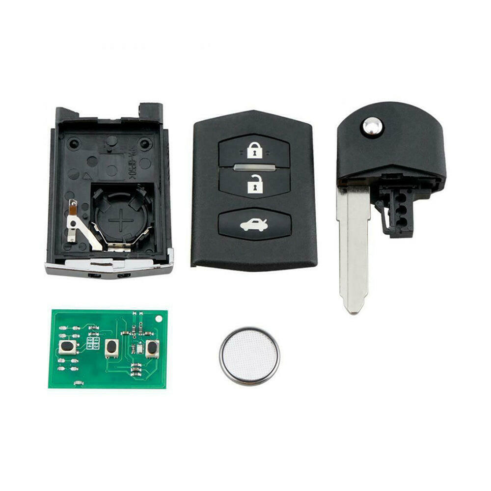 3 Button Complete Remote Car Key 433MHz ID63 80Bit Chip Suitable For Mazda 2 3 6.