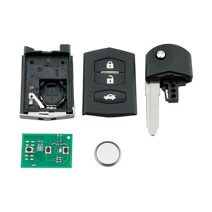 3 Button Complete Remote Car Key 433MHz ID63 80Bit Chip Suitable For Mazda 2 3 6.