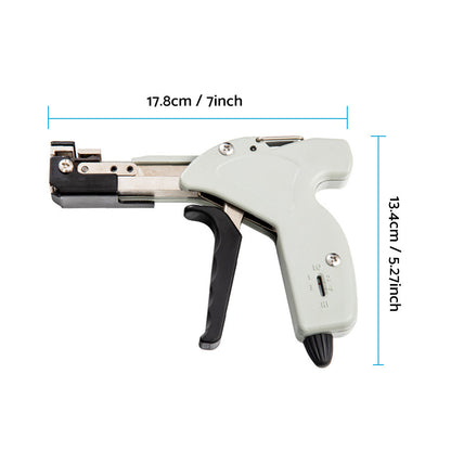 Stainless Steel Cable Tie Gun Tool Automatic Tightener Tensioner Cutter.