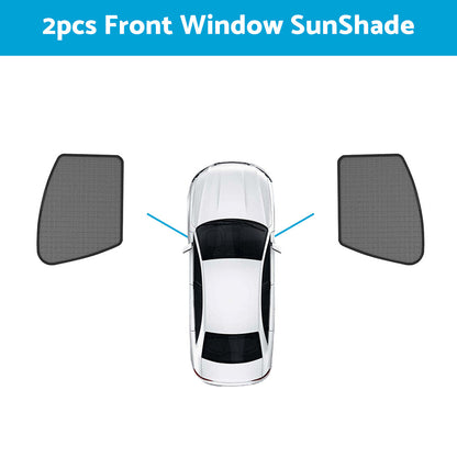 Magnetic Rear and Side Window Sun Shade Mesh Suitable For Toyota RAV4 2019-2023.