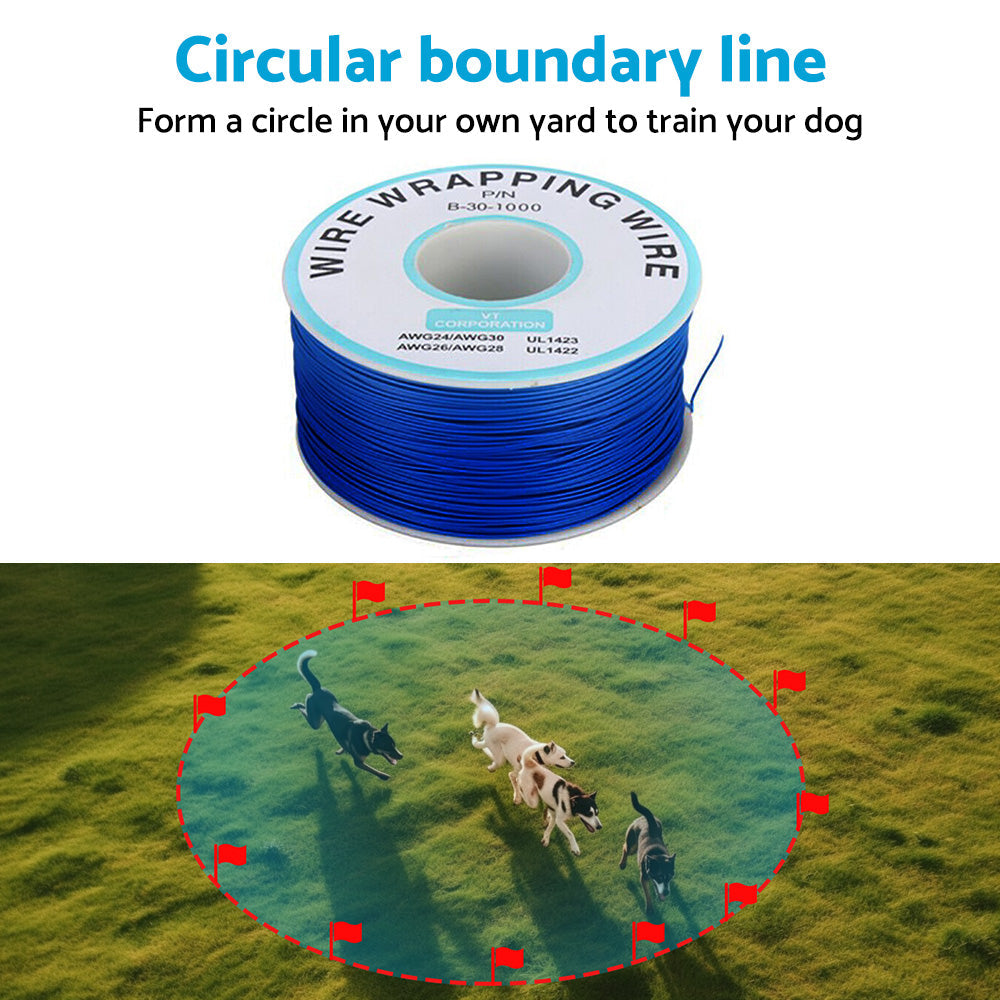 600m Dog Fence Wire Heavy Duty Copper Electric Underground Cable System.
