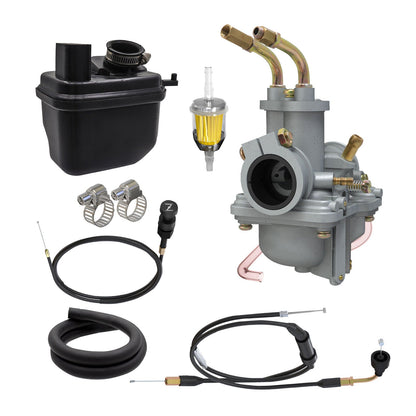 Carburetor Air Filter with Throttle & Choke Cable Suitable For Yamaha Peewee PW50 / PY50