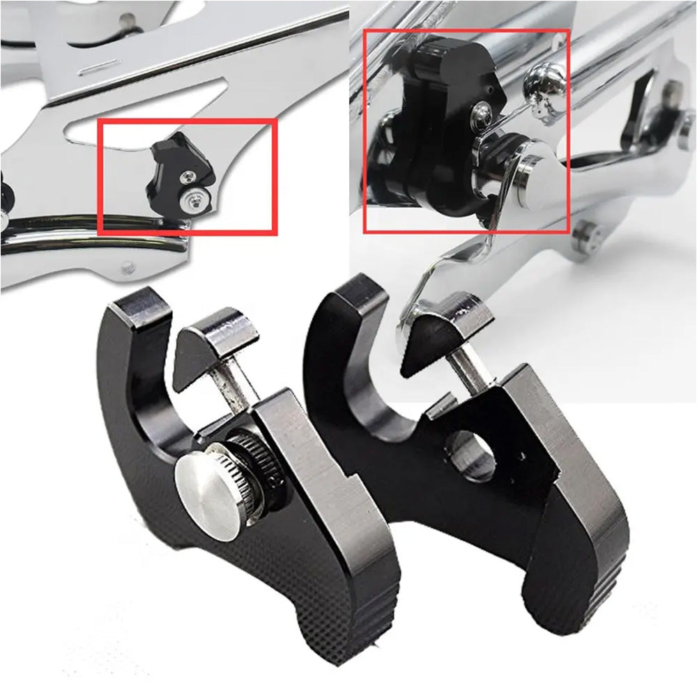 Quick Release Backrest Mounting Kit Suitable For Harley Sissy Bar Luggage Rack