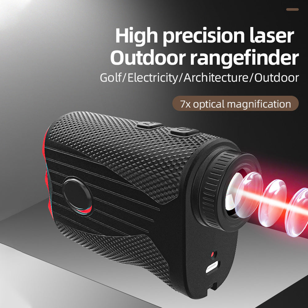 7X Laser Golf Rangefinder Slope 1200 Yards USB Rechargeable