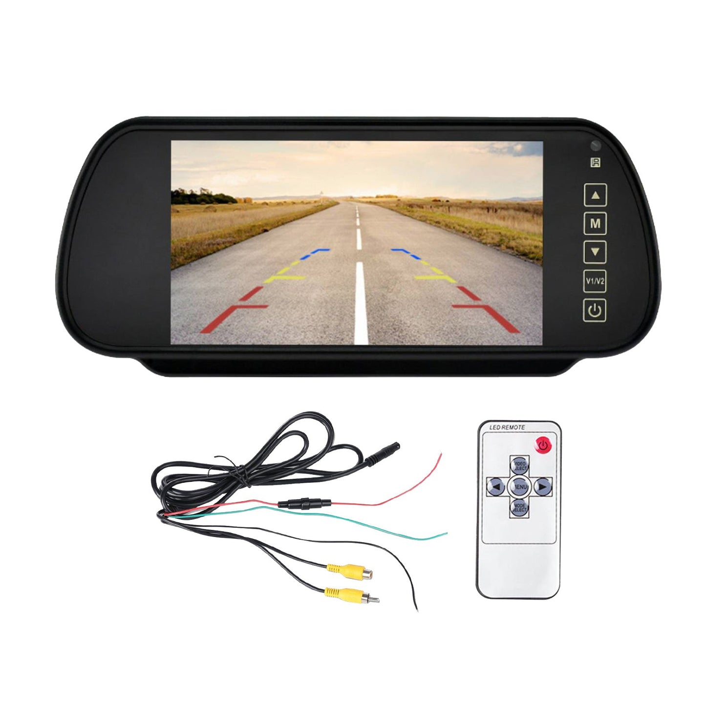 7 inch  Parking Rear View Monitor Mirror Screen Suitable for Truck Reversing Camera.