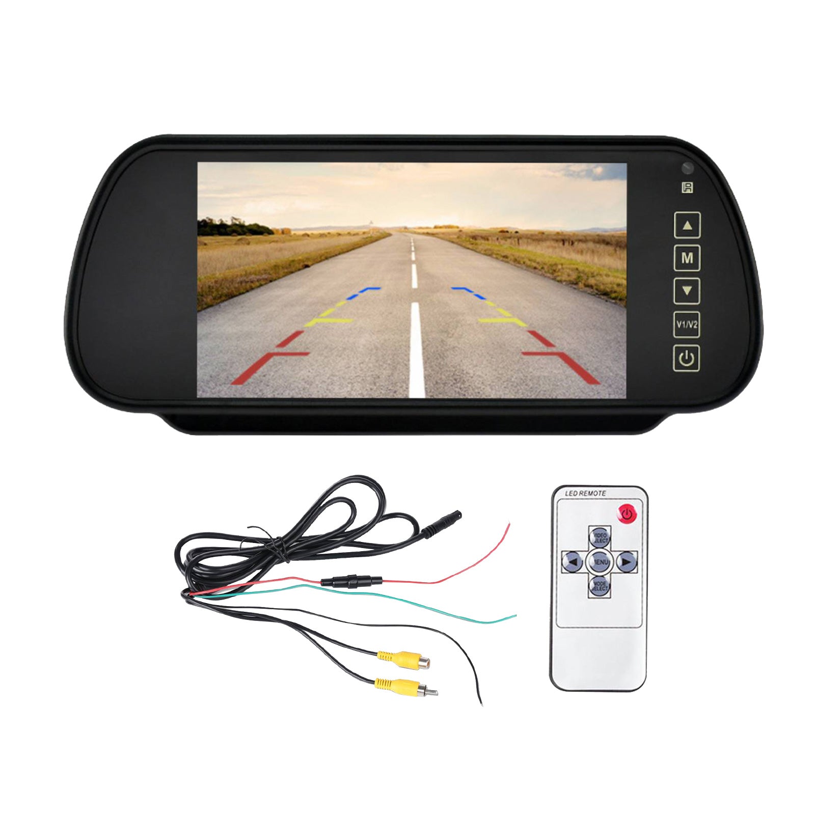 7 inch  Parking Rear View Monitor Mirror Screen Suitable for Truck Reversing Camera.
