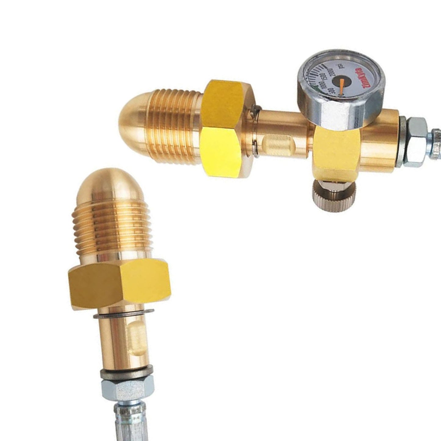 Refill Station Transfer Adaptor Hose Suitable For BS 341 No.3 Argon Cylinder