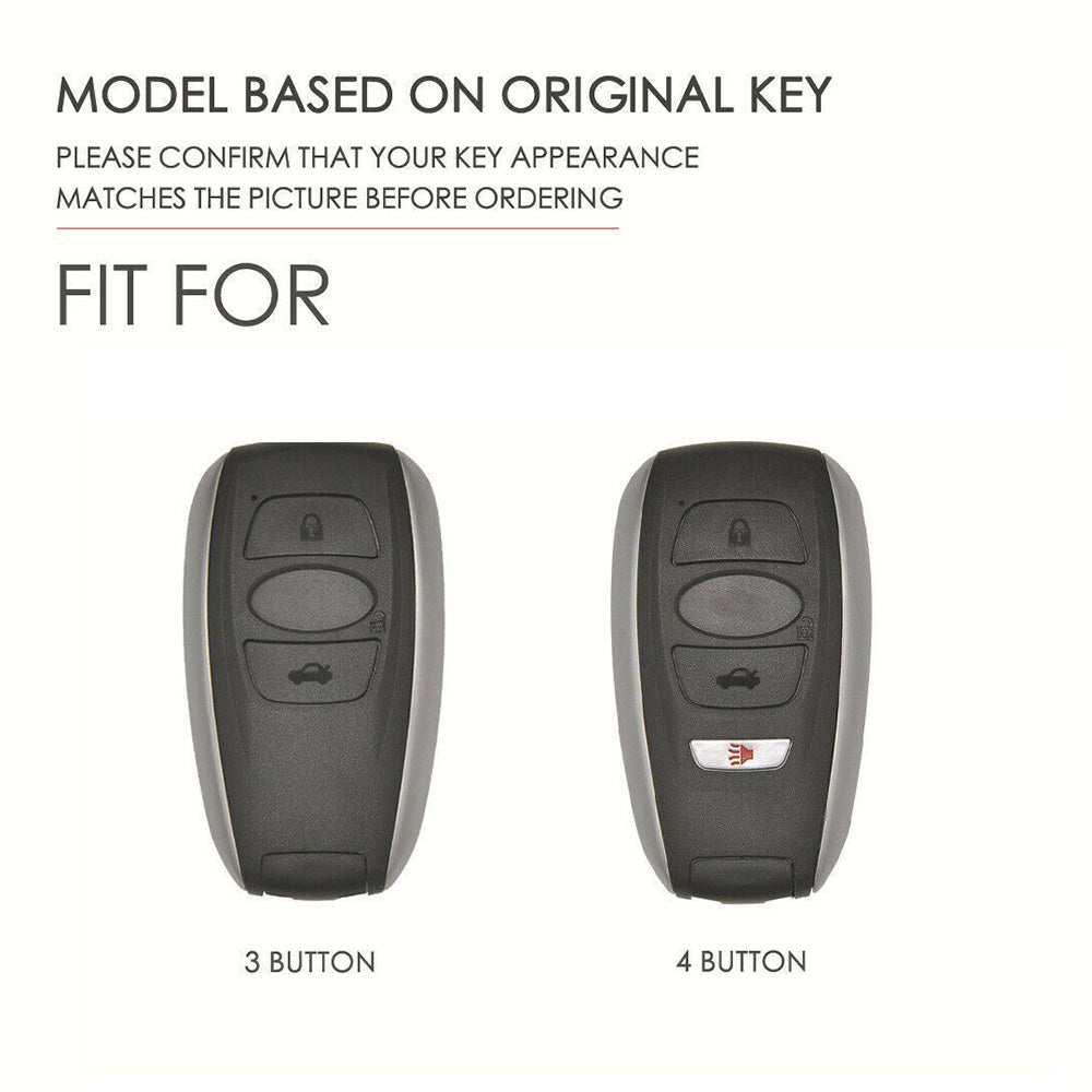 TPU Remote Key Fob Case Cover Fits For Subaru BRZ Forester Outback Impreza WRX.