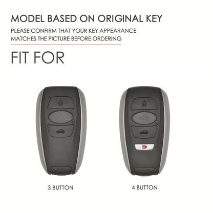 TPU Remote Key Fob Case Cover Fits For Subaru BRZ Forester Outback Impreza WRX.