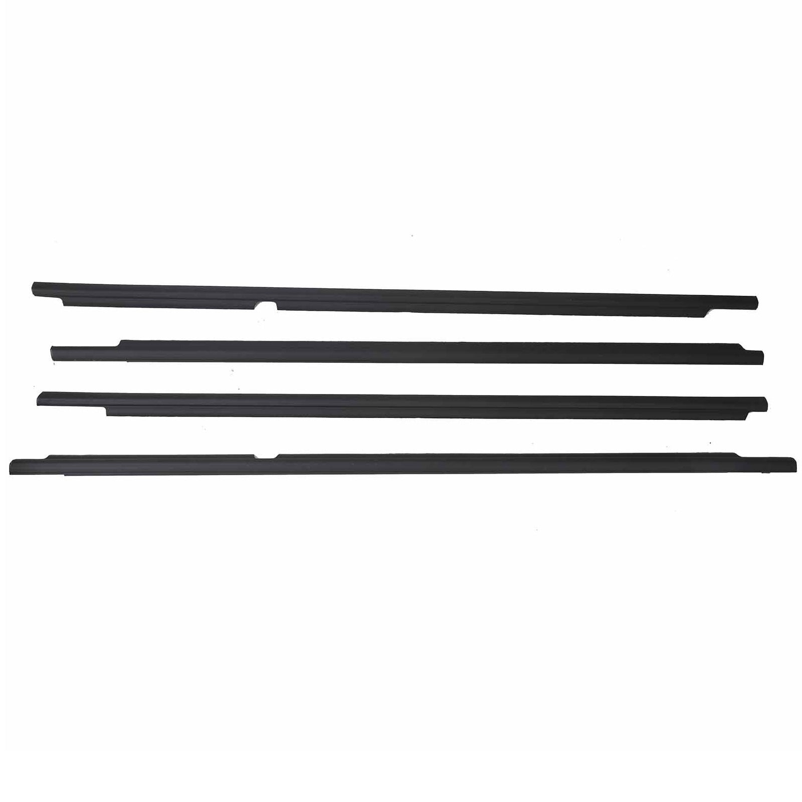 Black Weatherstrips Suitable For Toyota LandCruiser 100 105 Series Side Door 4pc.