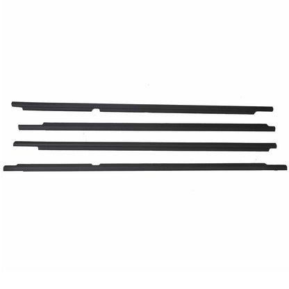 Black Weatherstrips Suitable For Toyota LandCruiser 100 105 Series Side Door 4pc.