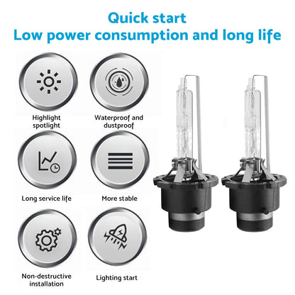 D2S D2C 10000K H or D HID Xenon Headlight Bulbs Suitable For Honda Subaru Mazda.