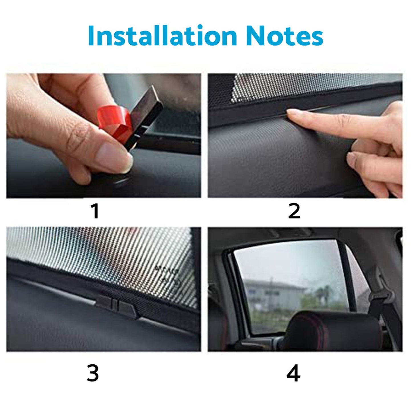 Magnetic Mesh Sun Blind Shades Suitable for Audi Q3 2019-2025