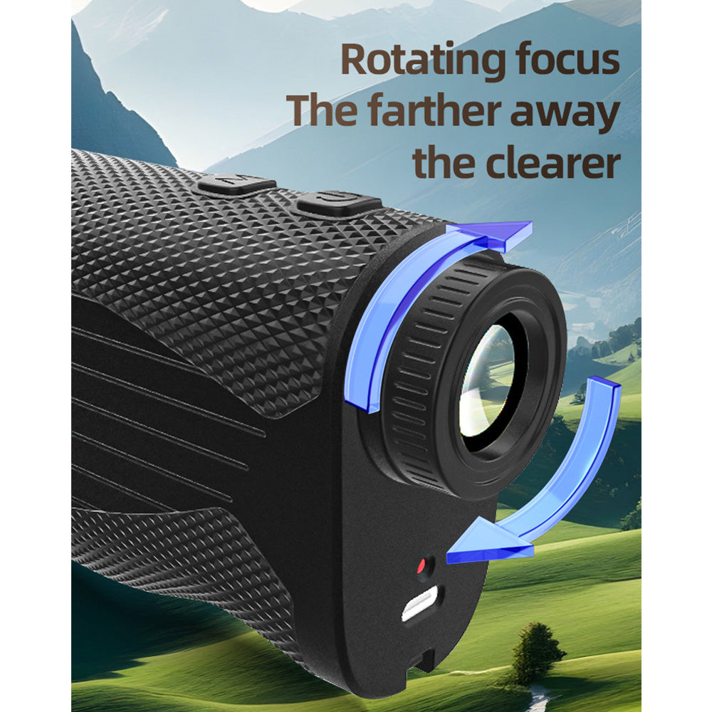 7X Laser Golf Rangefinder Slope 1200 Yards USB Rechargeable
