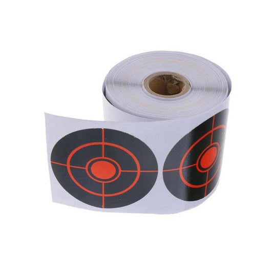 Self Adhesive Splatter Reactive Shooting Target Stickers 250x/Roll Suitable For Practice & Training.