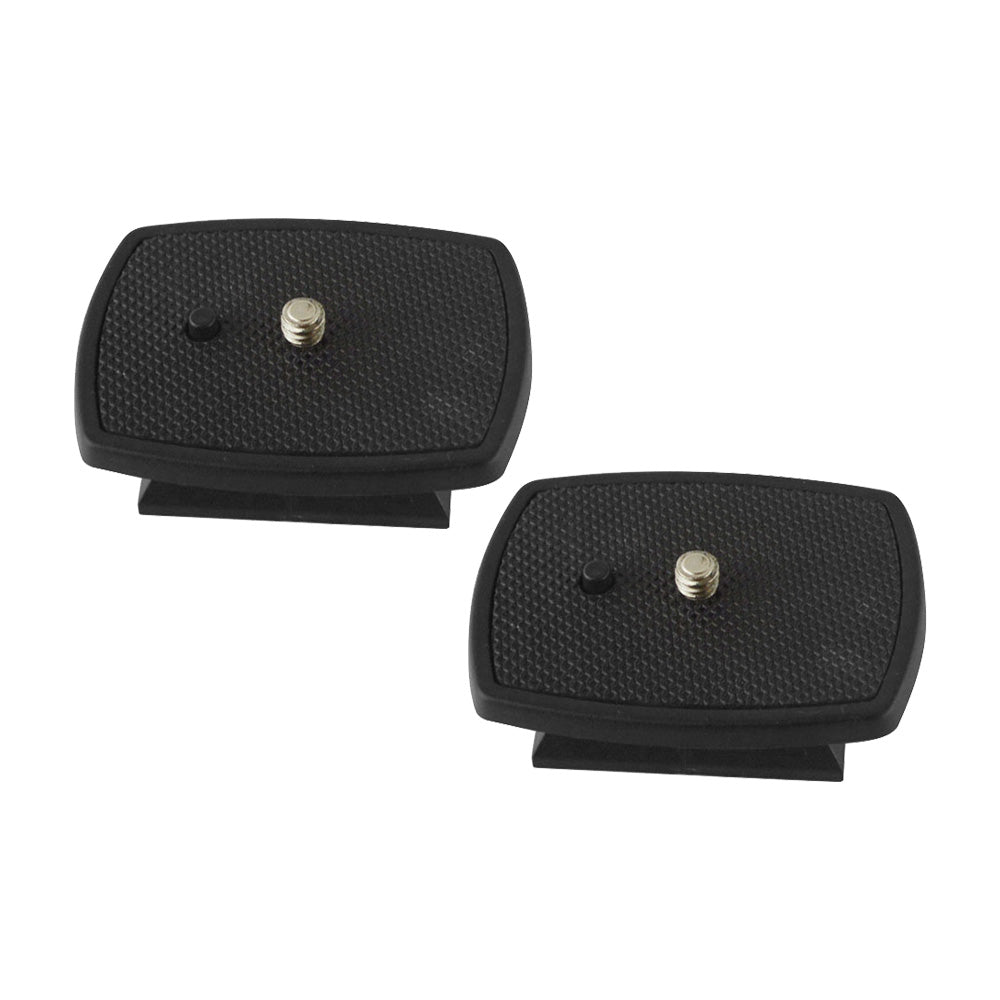 2x Tripod Quick Release Plate Screw Adapter Mount Head Suitable for Velbon CX-44