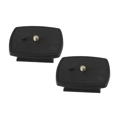 2x Tripod Quick Release Plate Screw Adapter Mount Head Suitable for Velbon CX-44