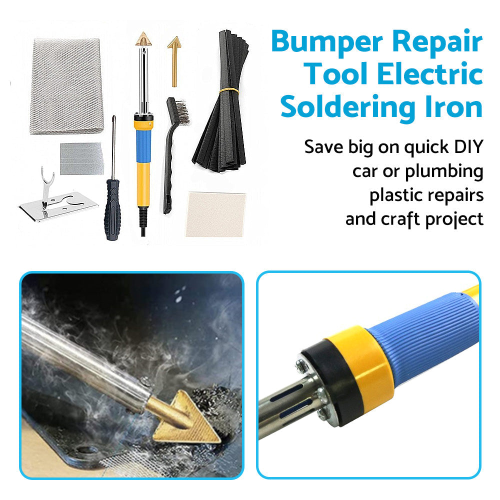 Plastic Welding Soldering Iron Kits Car Bumper Dashboard Kid Repair Welder Tool.