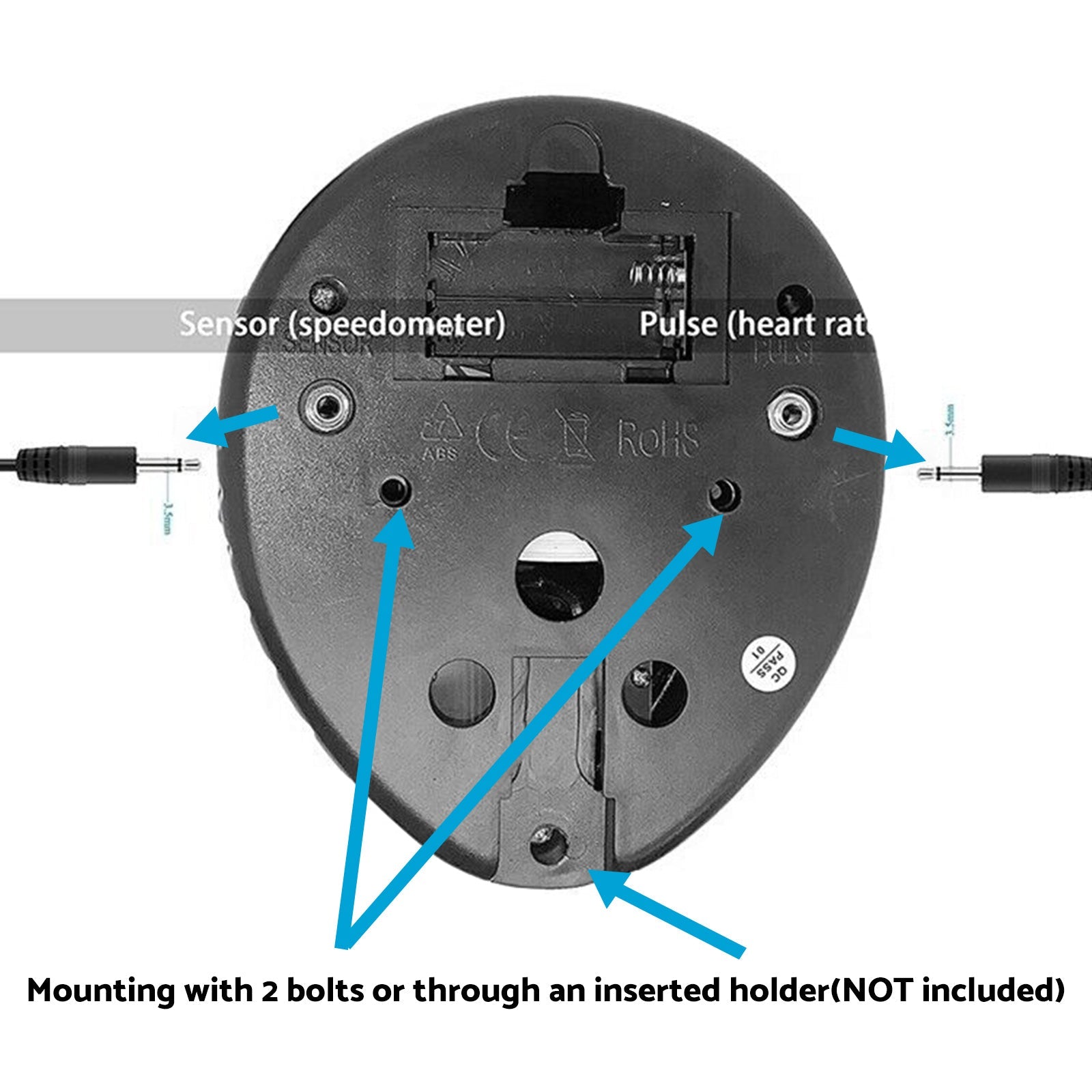 Replacement Monitor Speedometer for Stationary Bike Exercise Bike Computer Heart.